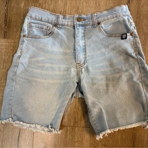 Born Primitive Light Blue Stretchy Jort 6” Men’s S Jean Shorts